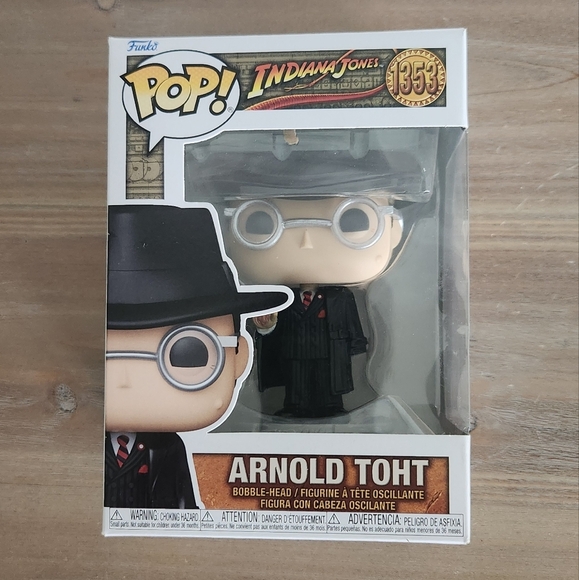 🕵️♂️🔥 Funko Pop! Indiana Jones – Arnold Toht Bobble-Head Figure - New in box - Picture 8 of 8